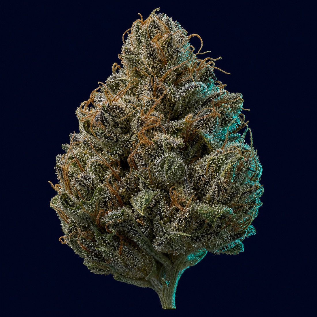 Cannabisblüten 22/1, Makroaufnahme
